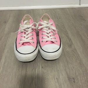 Pink Low Top Converse